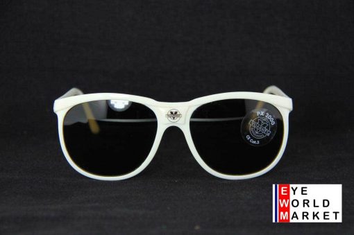 Vintage VUARNET 084 White Sunglasses PX2000 Brown Mineral Lens