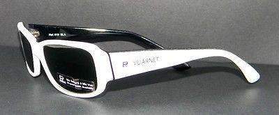 Vintage VUARNET Sunglasses 619 White & Black PX3000 Gray Mineral Lens