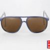 VUARNET Sunglasses 117 Blue Metal Cable Hook PX5000 MINERAL Brown Lens