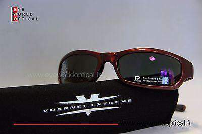 VUARNET 111 Burgundy Sunglasses PX3000 Mineral Gray lens