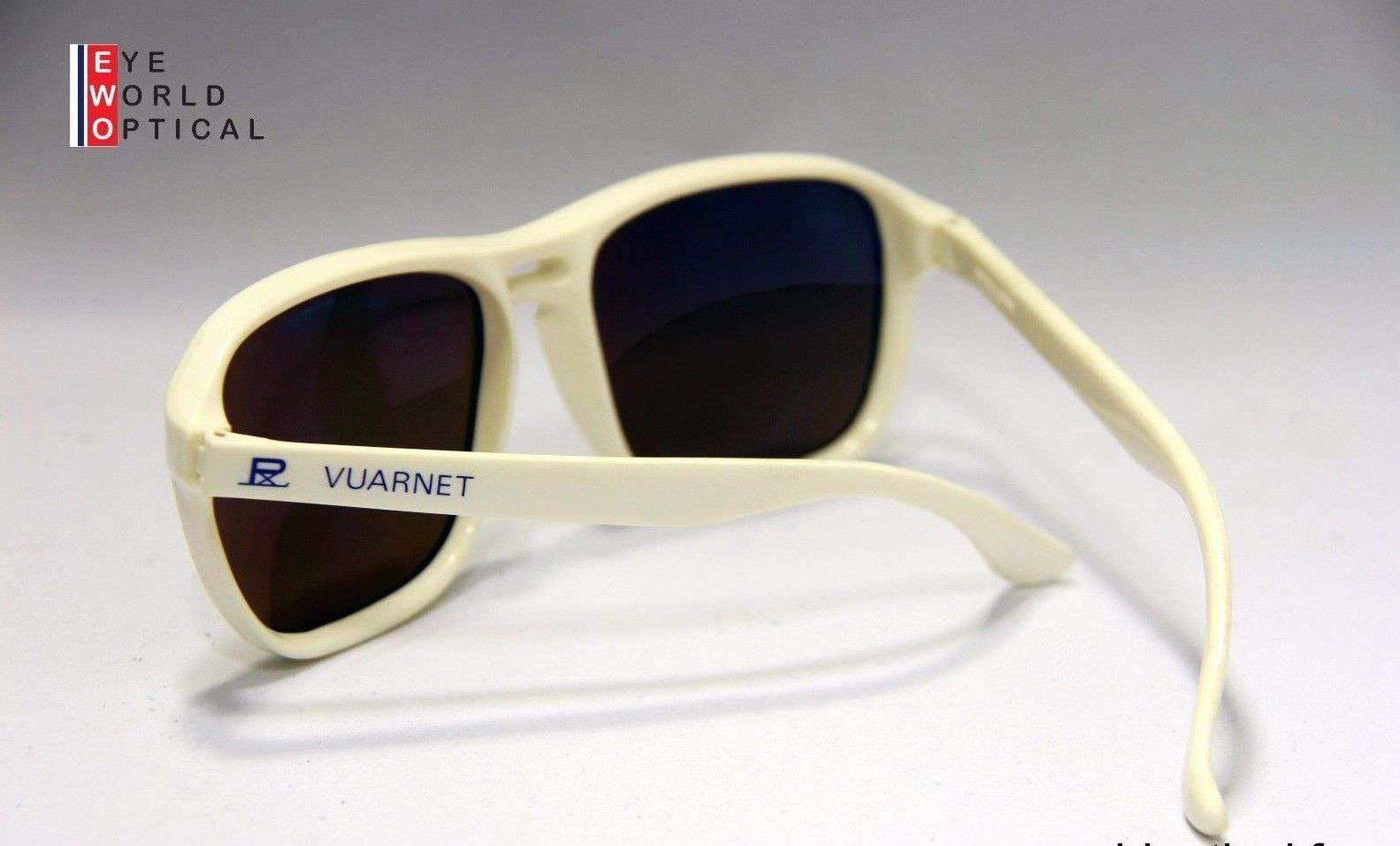VUARNET 083 White Sunglasses PX2000 Brown Mineral Lens | Eyeworld Market