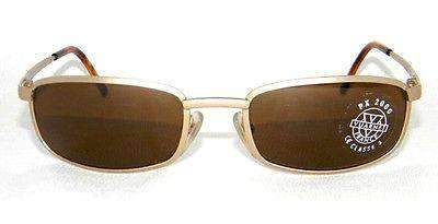 Vintage VUARNET 062  GOLD Matte  Sunglasses PX2000 Brown MINERAL lens