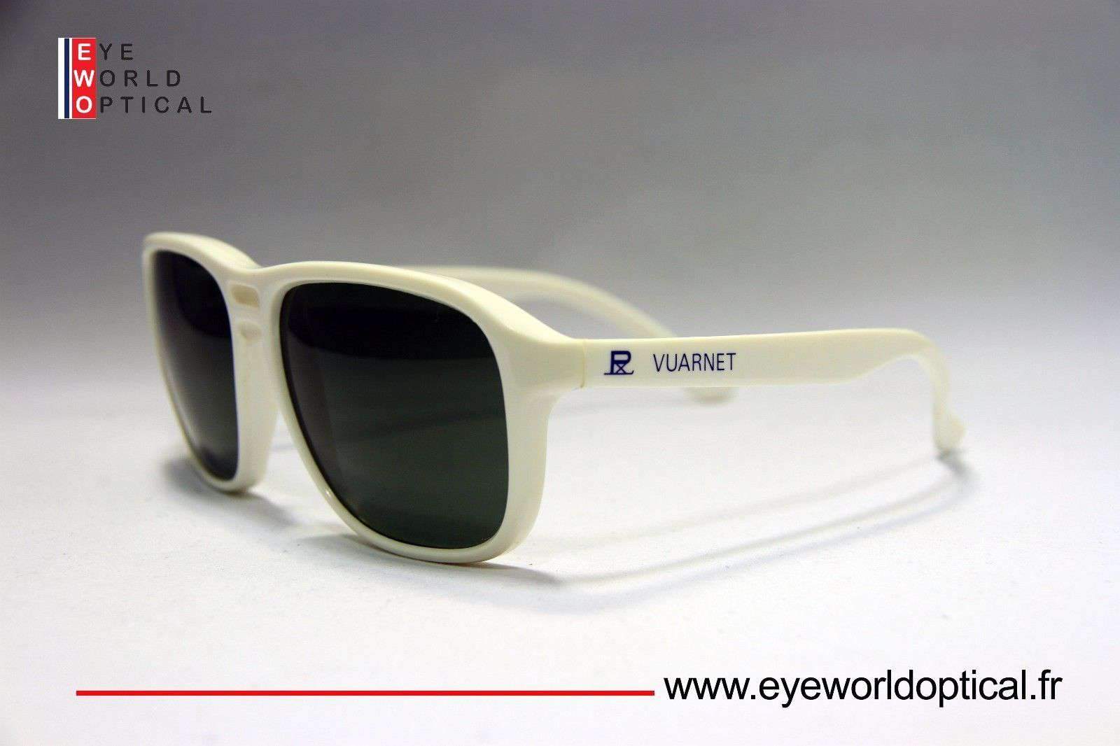 VUARNET 083 White Sunglasses PX3000 Gray lens Mineral Lens | Eyeworld ...