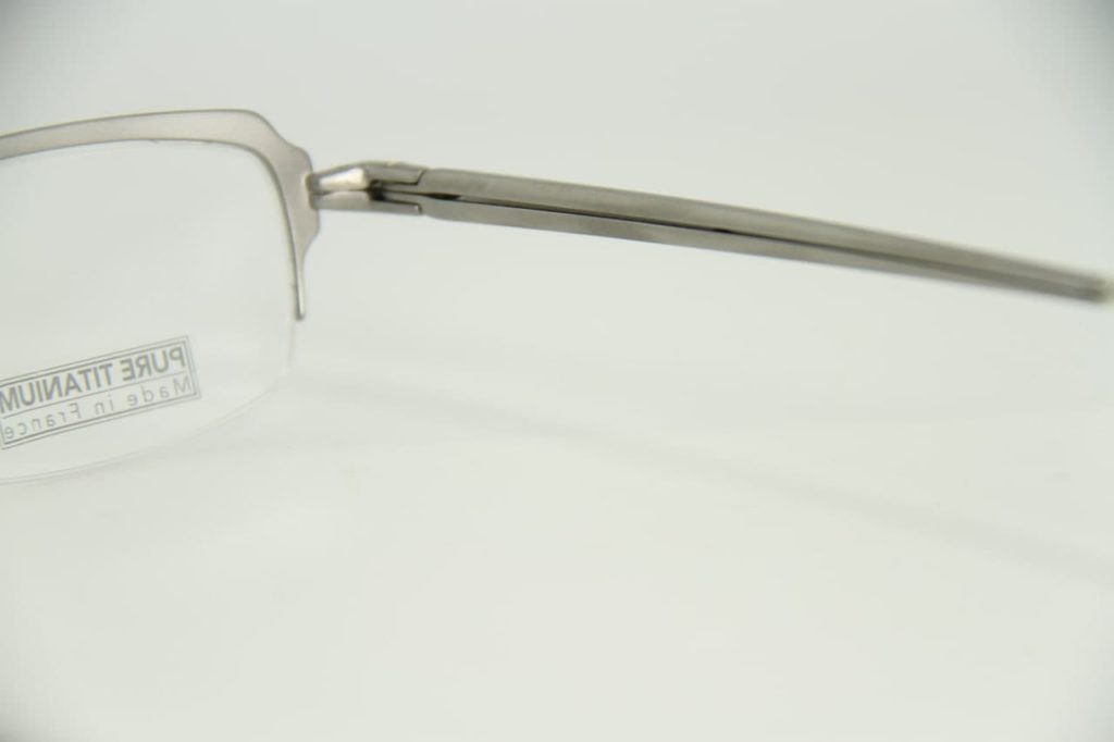 FACE A FACE OZONE Half-Rim Silver Titanium Frame Eyeglasses Glasses ...