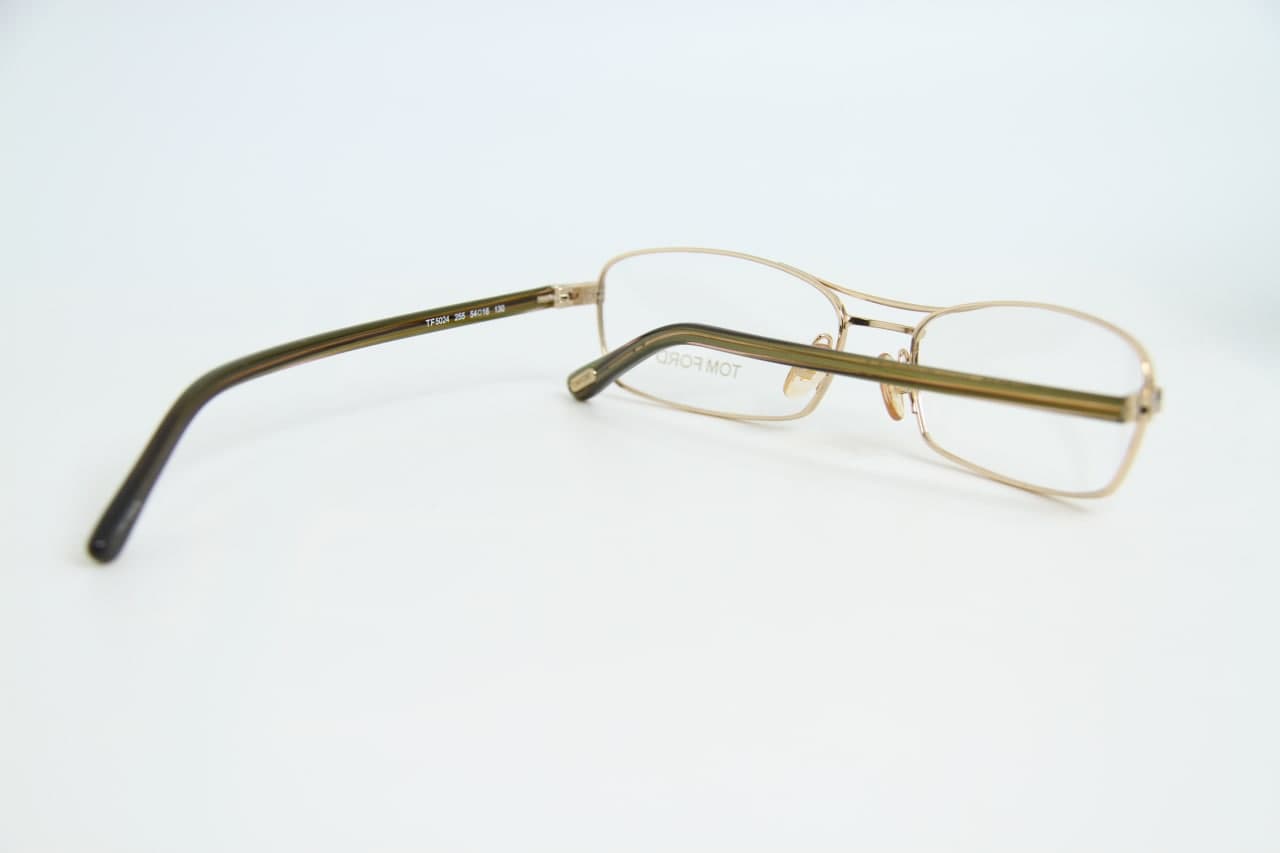 TOM FORD TF5024 255 Gold Metal Eyeglasses Optical Frame | Eyeworld Market