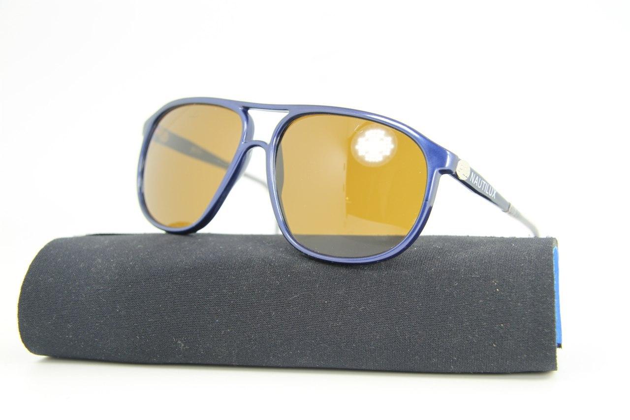 Vuarnet Sunglasses 117 Blue Metal cable hook PX2000 Mineral Brown Lens ...