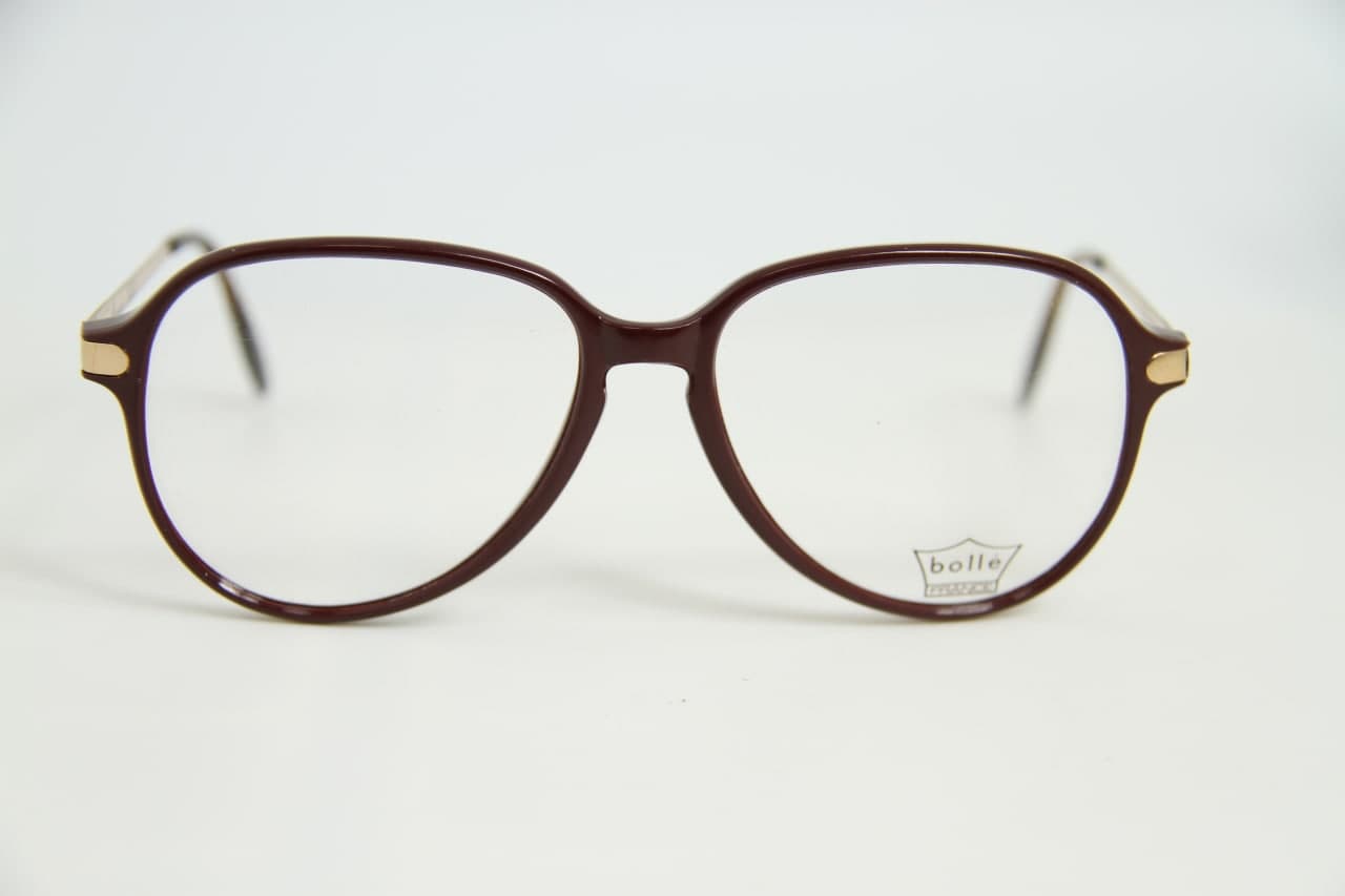 Vintage Bolle 117 Brown Pilot Eyeglasses Optics Frames | Eyeworld Market